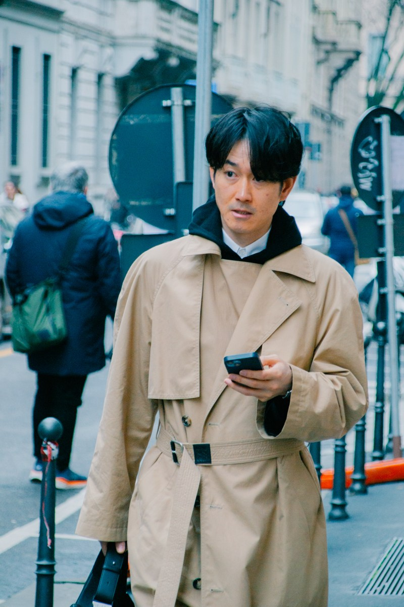 Street style in Milan. Milano Fashion Week