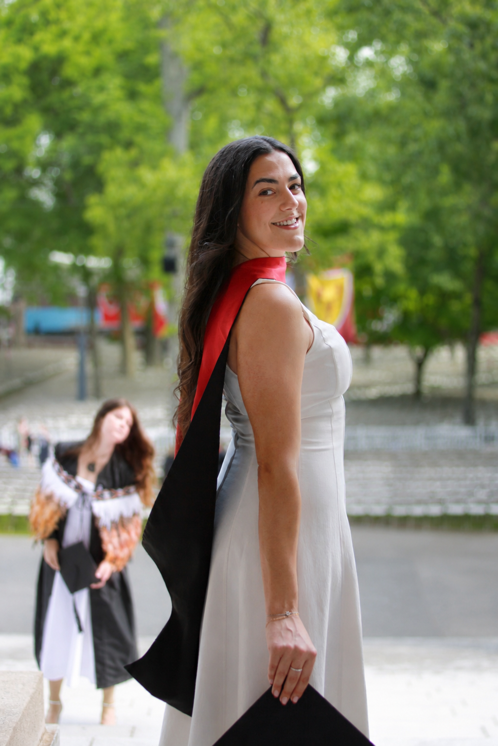 Masters graduation with Talia (group shoot). Kelly Sang, graduation and portrait photographer in Boston