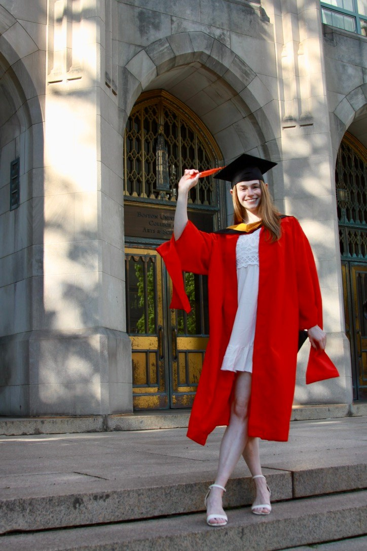 Masters graduation with Rach. Kelly Sang, graduation and portrait photographer in Boston