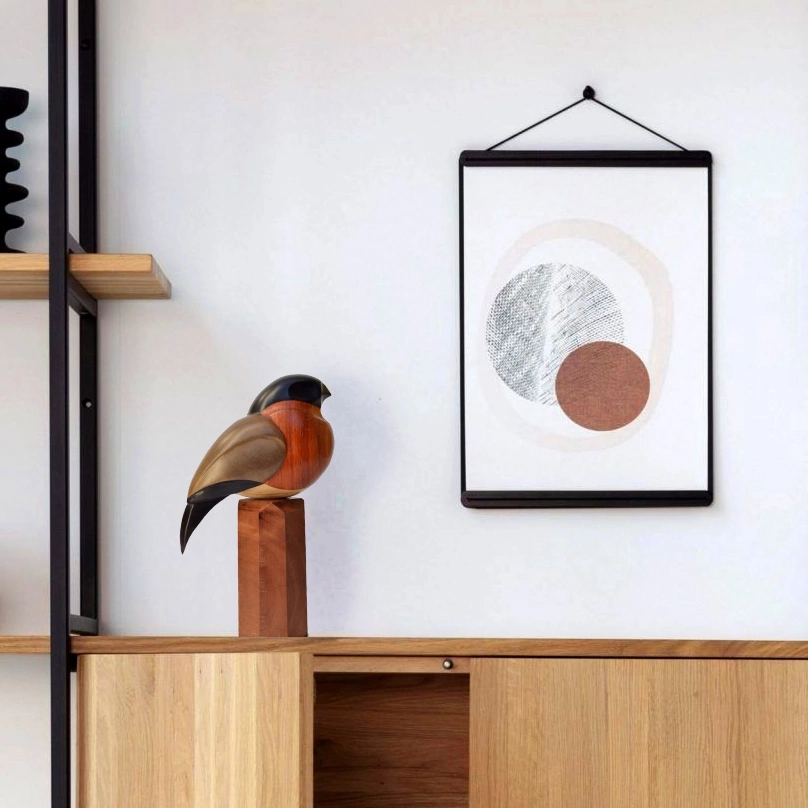 Снегирь. Резьба по дереву. Уникальные декоративные скульптуры для интерьера