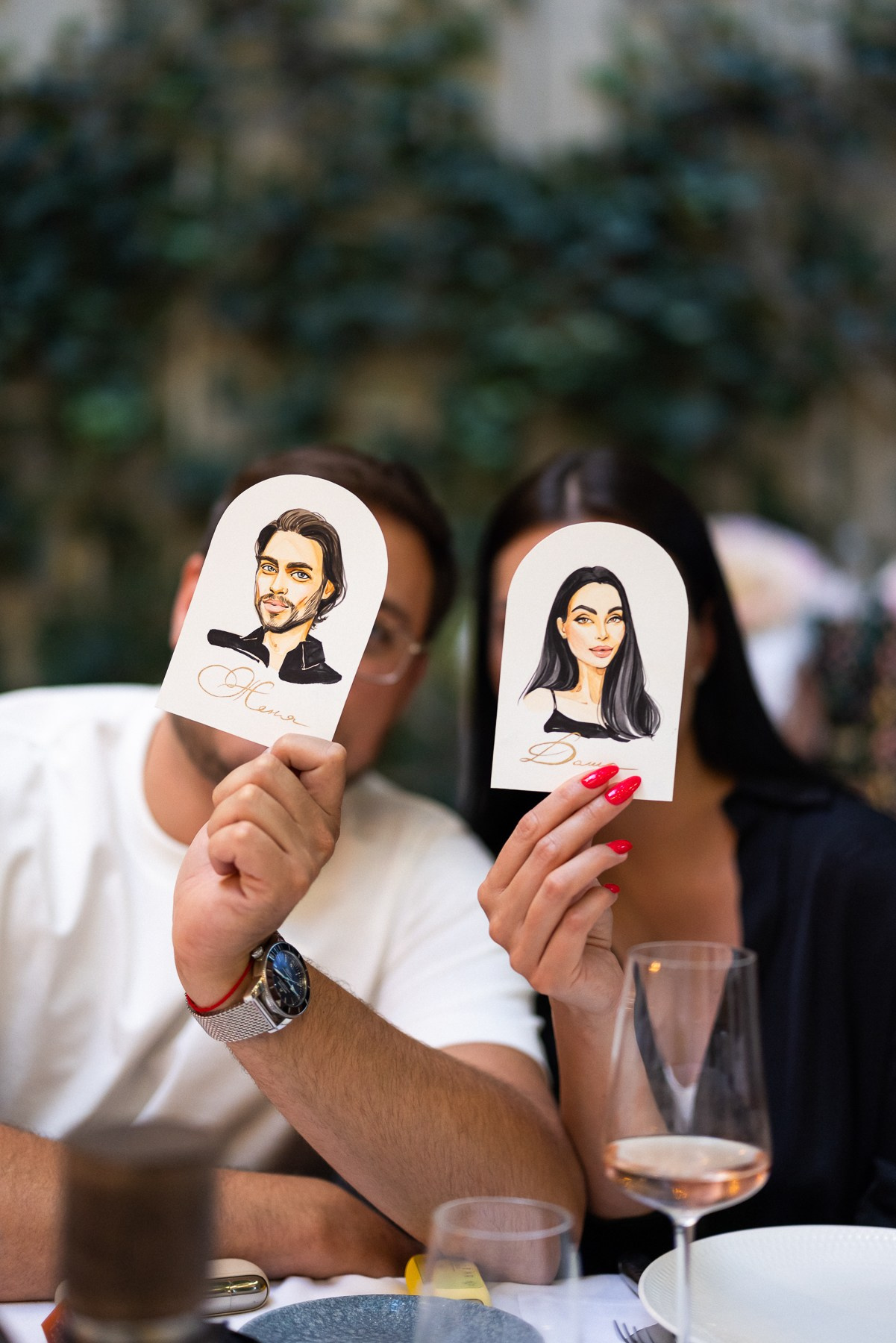 Wedding Seatings Cards. InnaIllustrator