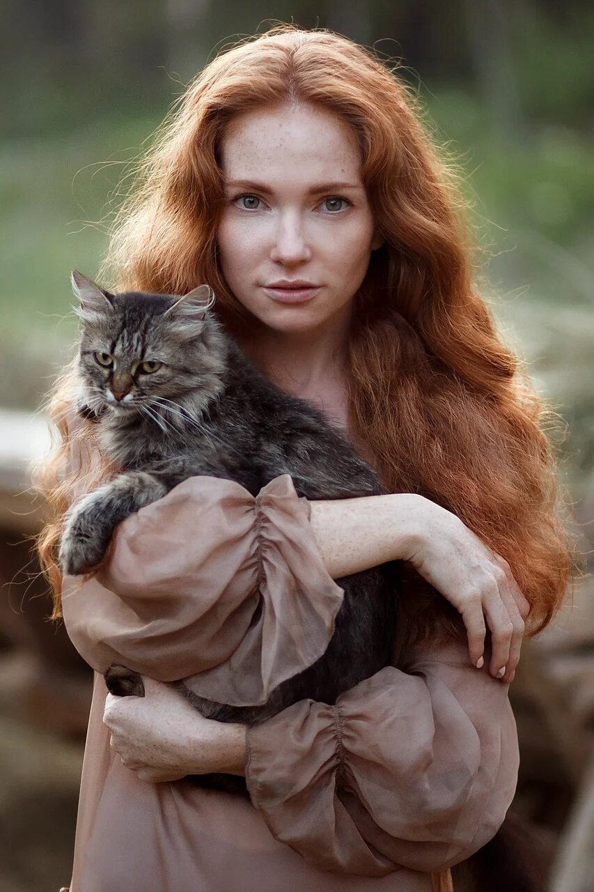 With animals. Model Miami Florida