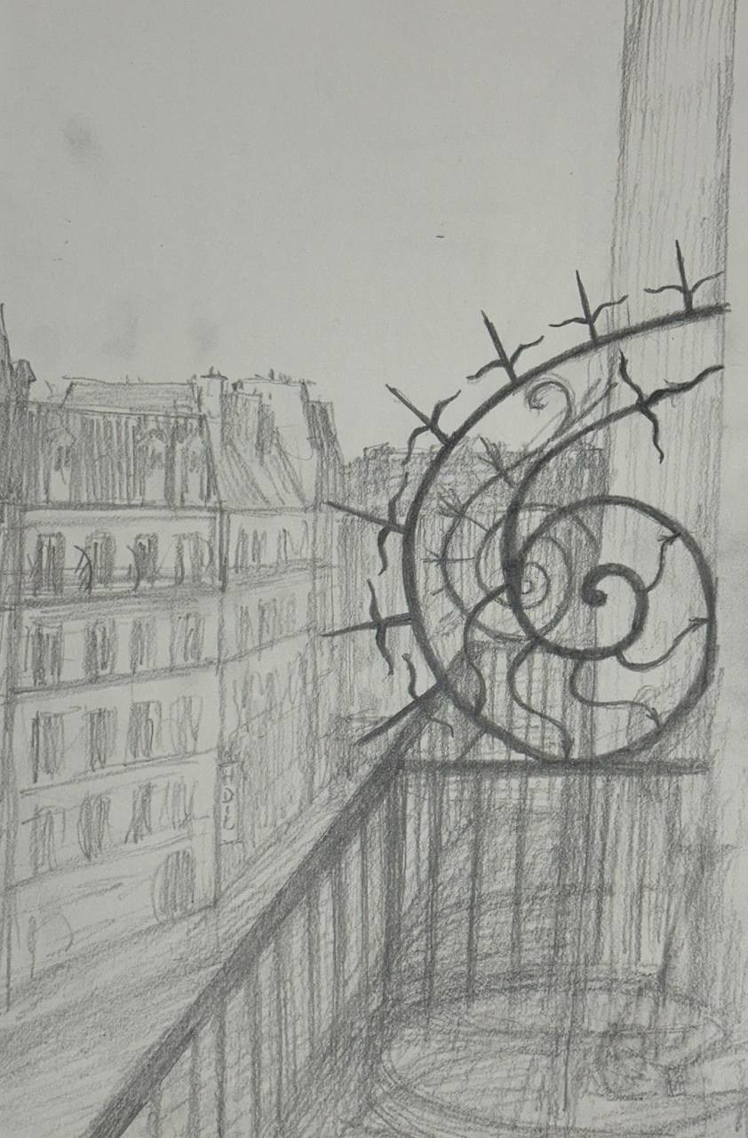 Sketches, Paris. Marina Antonova