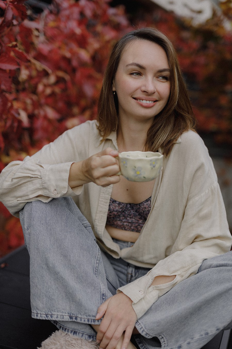 Emilia. Sesja w domu i ogrodzie. Fotograf w Krakowie i Europie