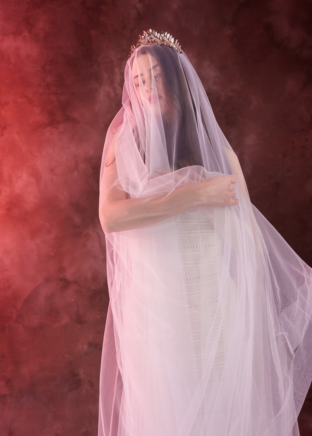 Model, elegant, outstanding beauty, Spain, Madrid. 