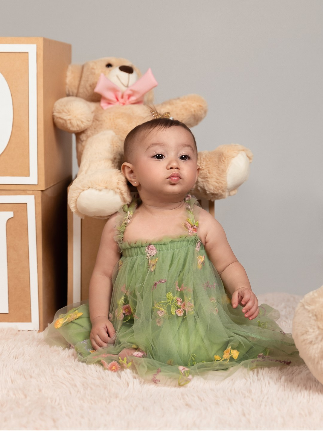 Ensaio infantil em estudio