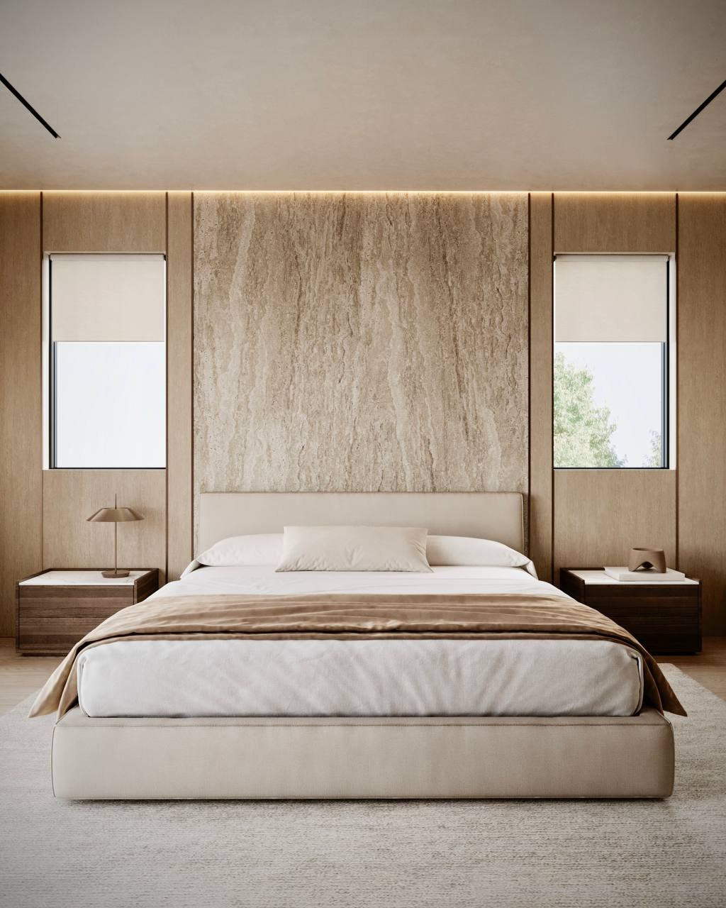 House in LA / Anna Design LA. Interior designer / visualizer Lisa Oputina