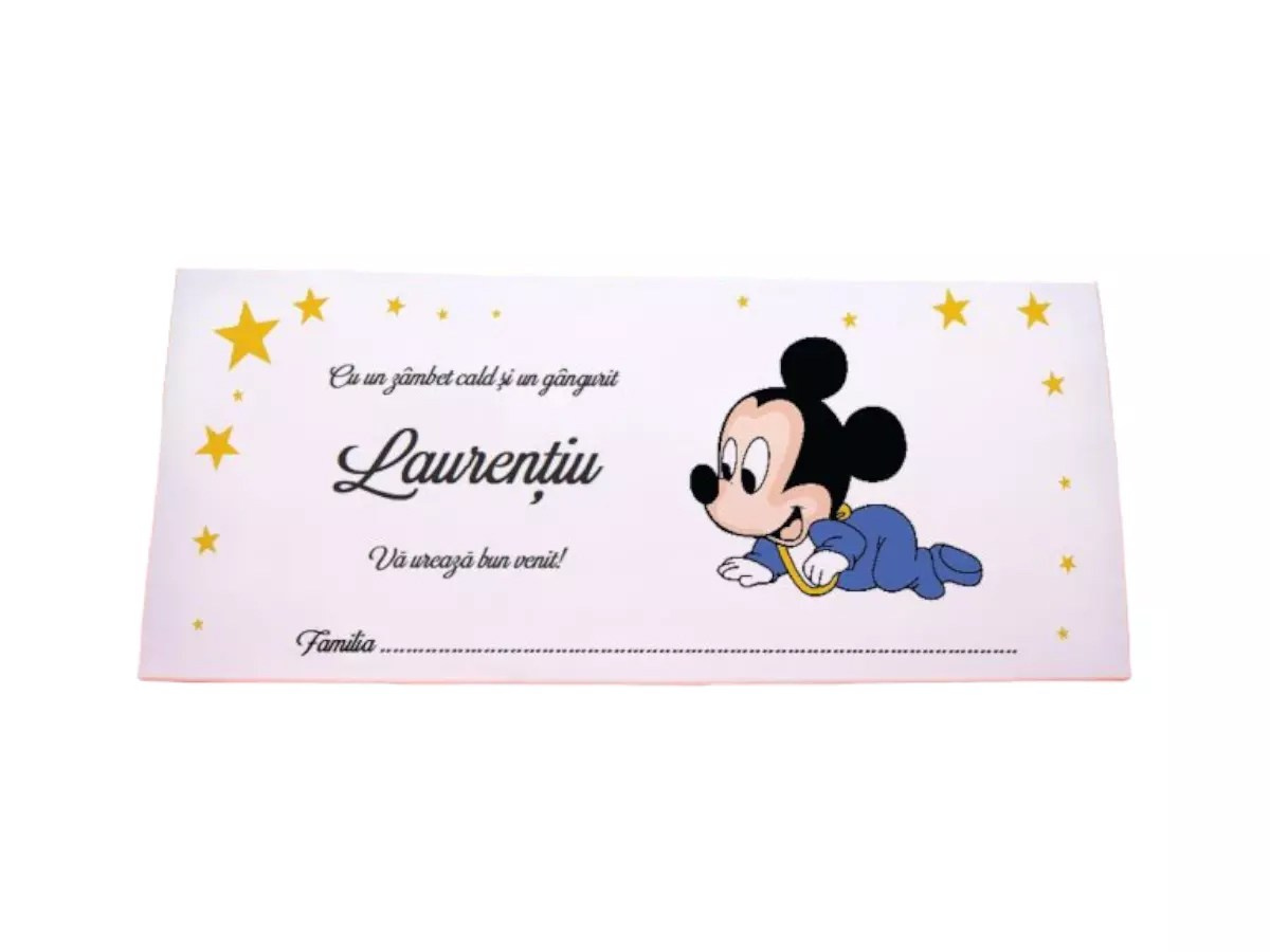 Plic cu Tipar Normal, plicuri bani pt botez, Plicuri De Bani, plicuri simple. - plicuri pentru nuntă- plicuri de bani nunta- cadou de nuntă plicuri- plicuri personalizate nunta- plicuri pentru dar nunta- plicuri elegante nuntă- plicuri pentru invitați nuntă- plicuri pentru bani- plicuri nunta 2025- plicuri vintage nunta- plicuri handmade nunta- decor nuntă plicuri- plicuri nuntă personalizate - plicuri pentru botez- plicuri de bani botez- cadou de botez plicuri- plicuri personalizate botez- plicuri pentru dar botez- plicuri pentru invitați botez- plicuri botez 2025- plicuri pentru copii botez- plicuri botez elegante- plicuri handmade botez- decor botez plicuri- plicuri botez personalizate.- plicuri cadou evenimente- plicuri personalizate dar- plicuri pentru evenimente speciale- plicuri de dar personalizate- plicuri de bani pentru evenimente- plicuri festive dar- plicuri pentru petreceri.- plicuri pentru cadouri speciale- plicuri pentru daruri de nuntă și botez.Plic de bani penru botez, cu Mickey.