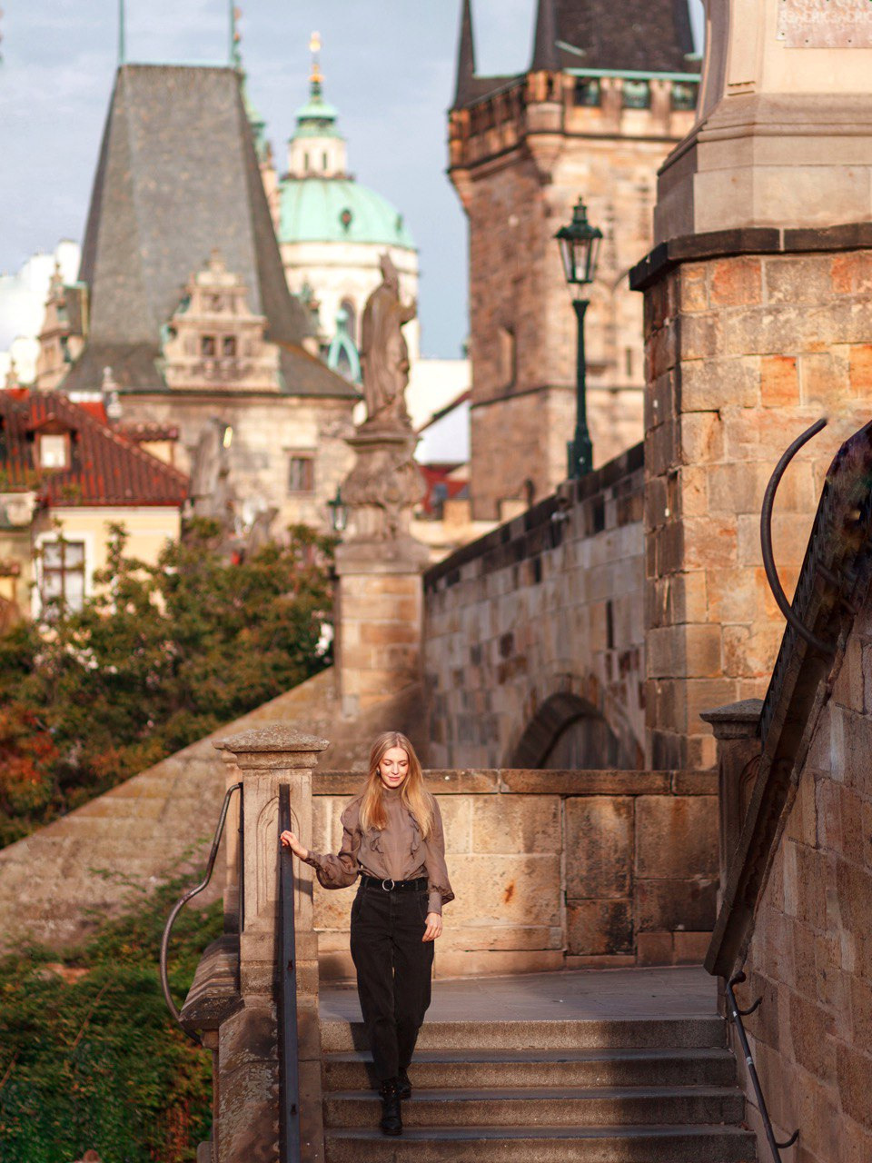 Marina. Photographer in Prague for tourists
