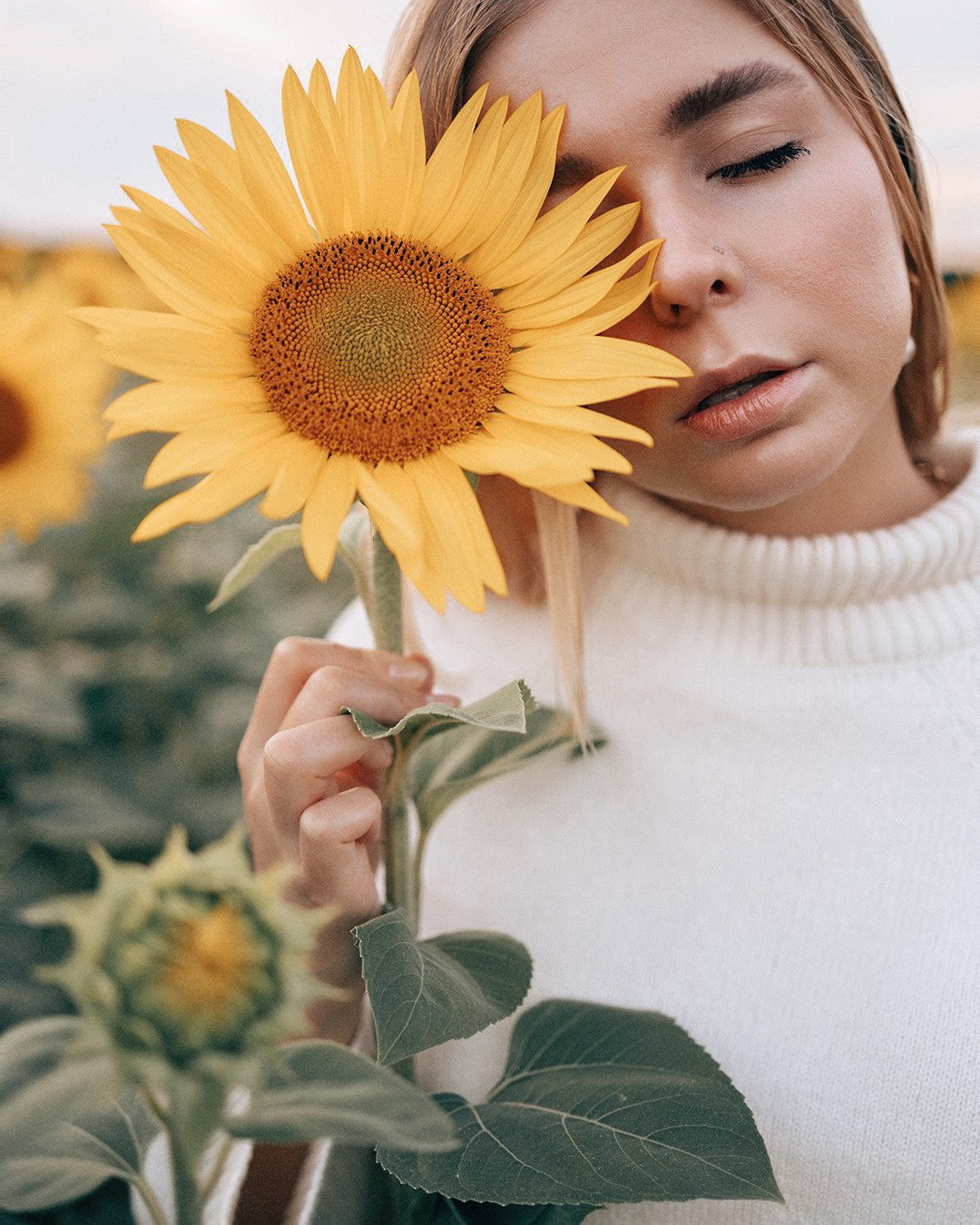 August. Sunflowers. Family photograph in Munich Anastasia Vorobtsova
