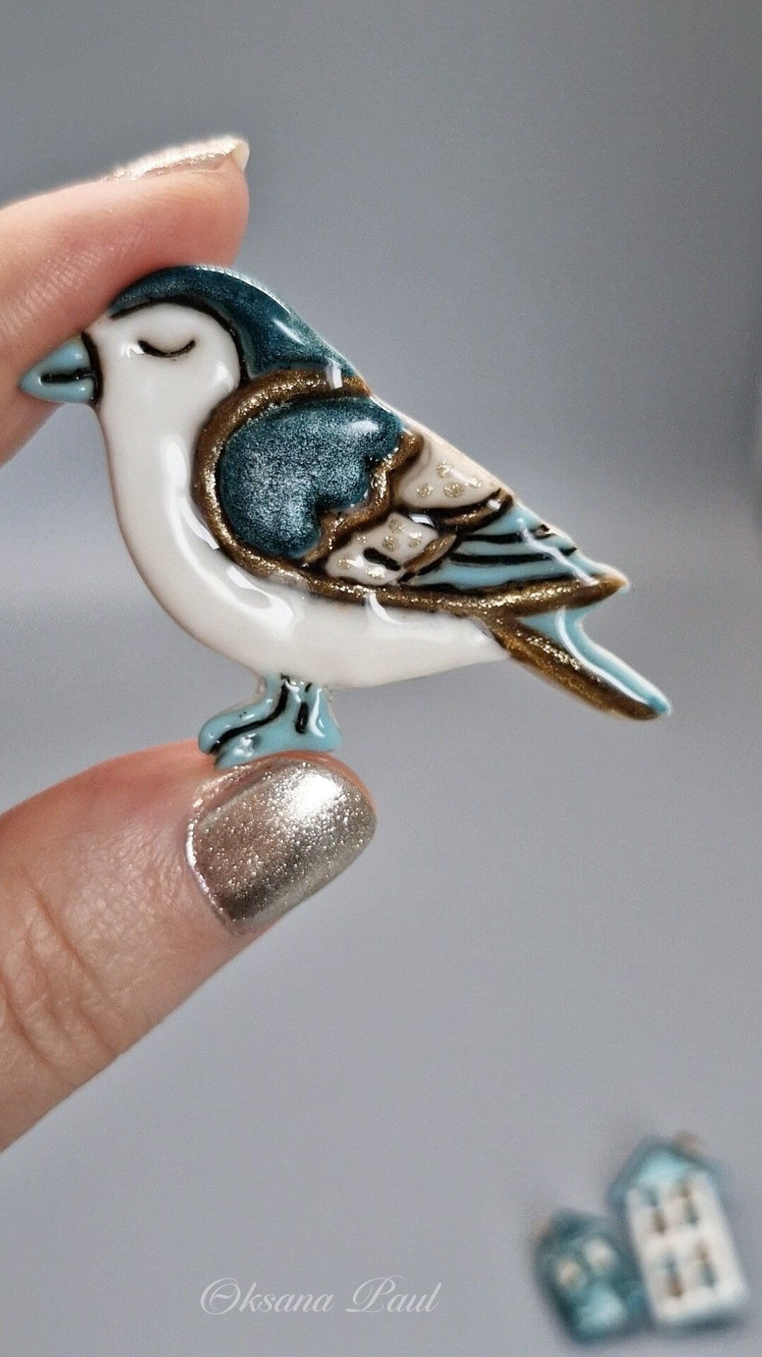 Имитация эмали / Emaille-Optik ➜. Oksana Paul-Gardinen-Design Oksana Paul ✧ Art of Gardinen & Textile Design ✧ Polymer Clay Art & Handmade Creatures