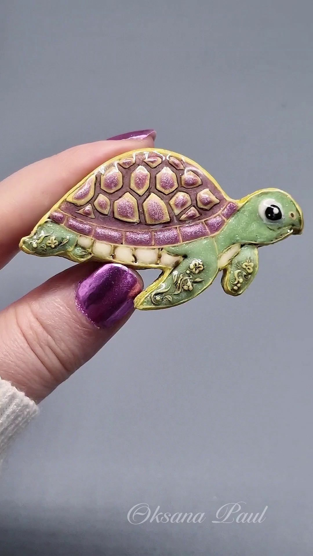 Имитация эмали / Emaille-Optik ➜. Oksana Paul-Gardinen-Design Oksana Paul ✧ Art of Gardinen & Textile Design ✧ Polymer Clay Art & Handmade Creatures
