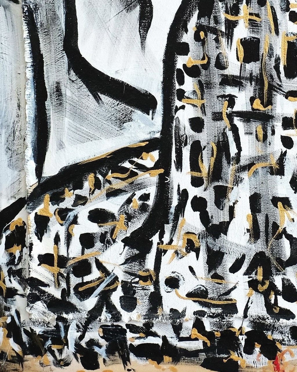 Art piece “White noise”. The Synclair