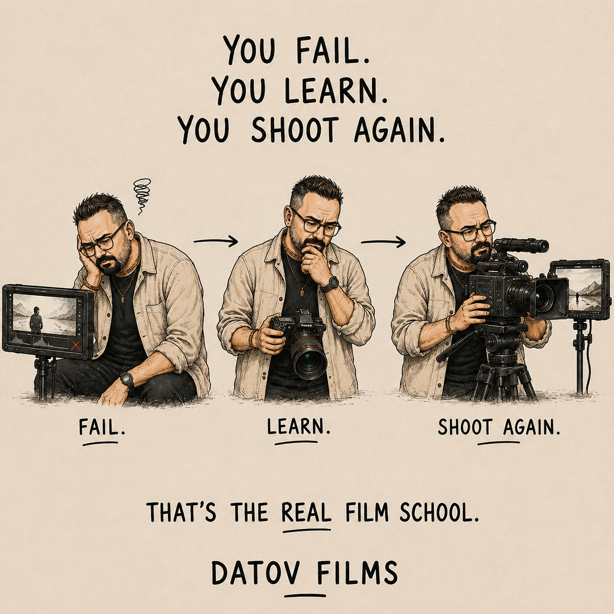 A Filmmaker is never just a Filmmaker. Photography · Filmmaking
