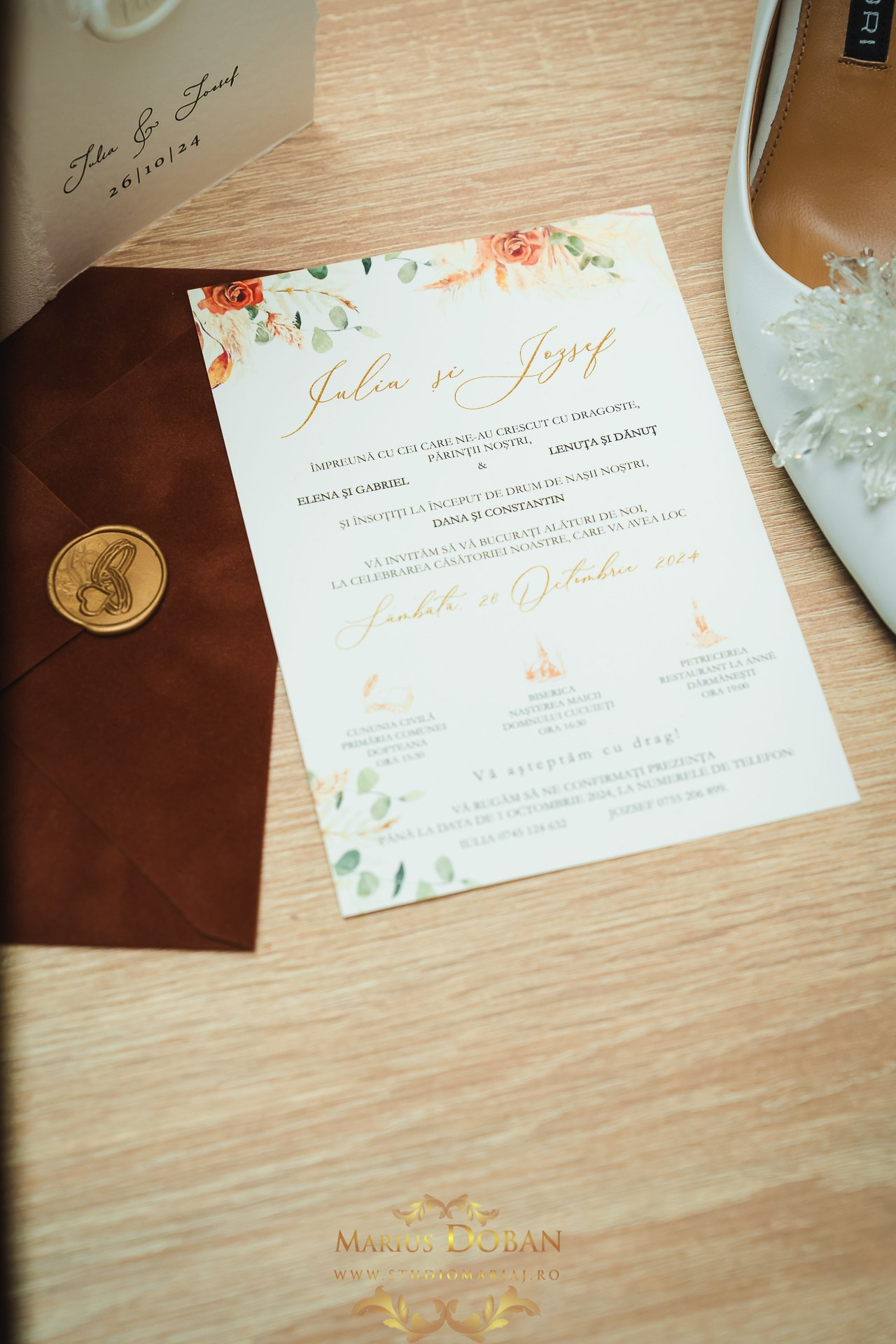 Iulia & Joszeph — preparing & details. Marius Doban