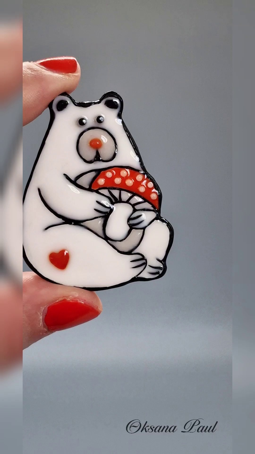 Имитация эмали / Emaille-Optik ➜. Oksana Paul-Gardinen-Design Oksana Paul ✧ Art of Gardinen & Textile Design ✧ Polymer Clay Art & Handmade Creatures