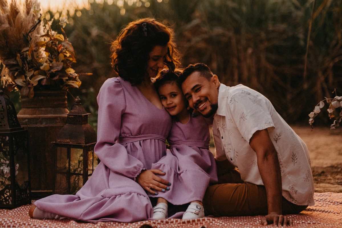 Jeyce, Tiago, Alice e Olívia (no forninho). Fotógrafa de Eventos em São Paulo e Sorocaba Kika Damasceno