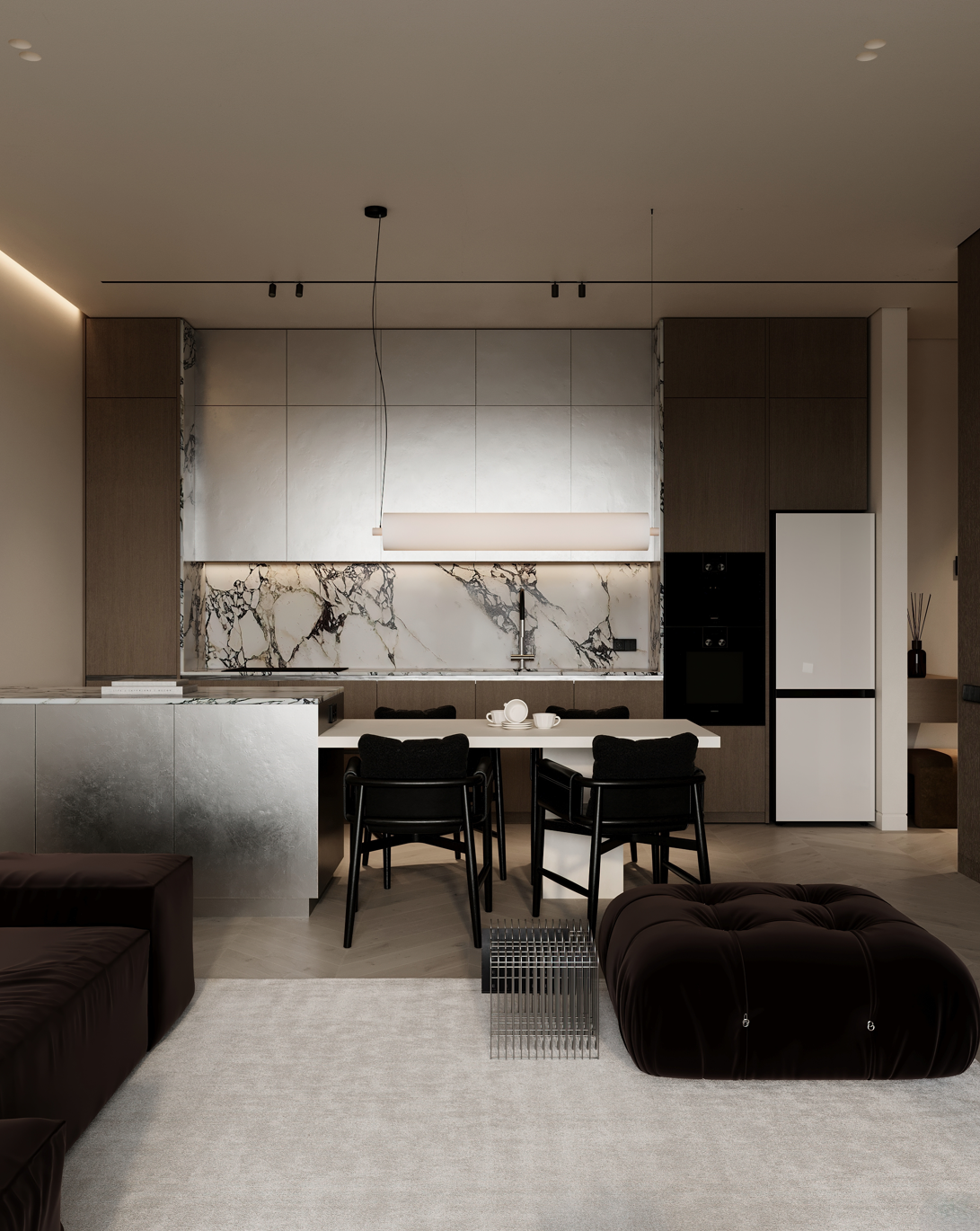 Vilnius 84 m2. Bliu.design — dizainas / interjeras / architektūra / 3D vizualizacijos