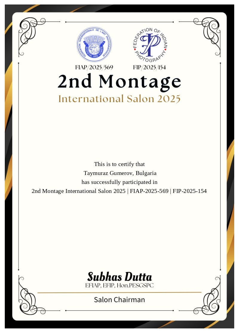 My Awards. Портретен и будоар фотограф в София | Таймураз Гумеров