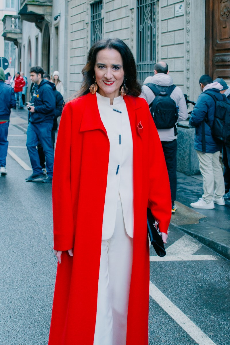Street style in Milan. Milano Fashion Week