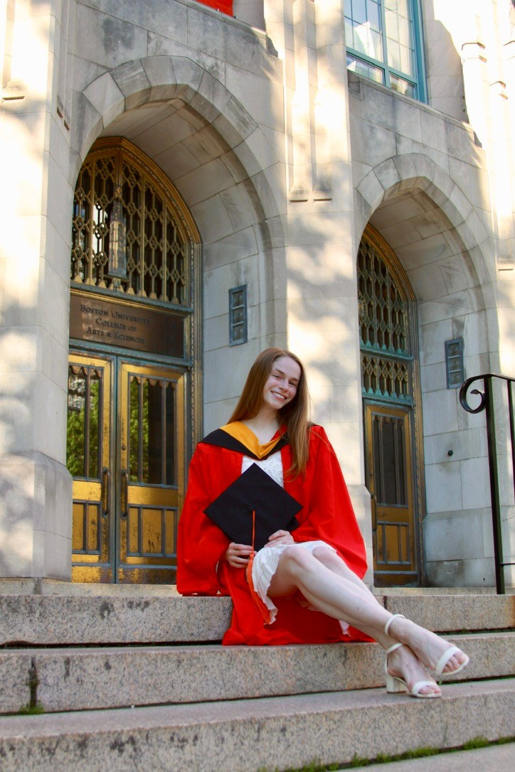 Masters graduation with Rach. Kelly Sang, graduation and portrait photographer in Boston