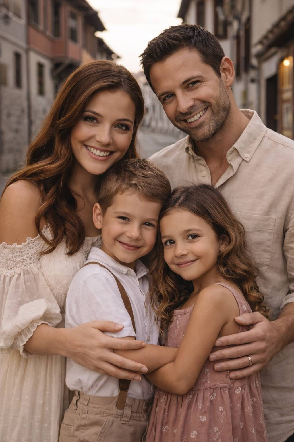 Family photoshoot in Plovdiv with happy family