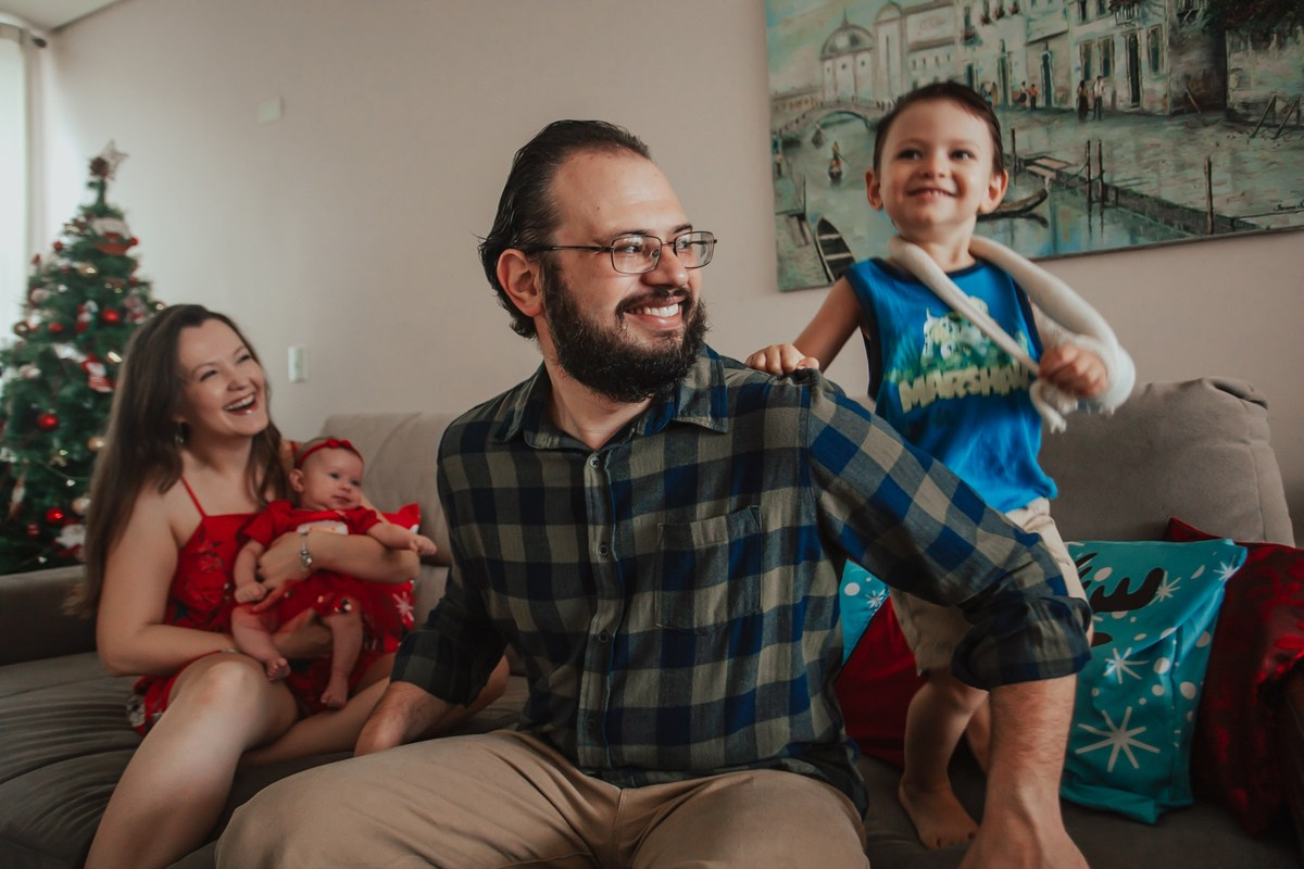 Ensaio de Natal - Família Silva Marcuz. Fotógrafa de Eventos em São Paulo e Sorocaba Kika Damasceno