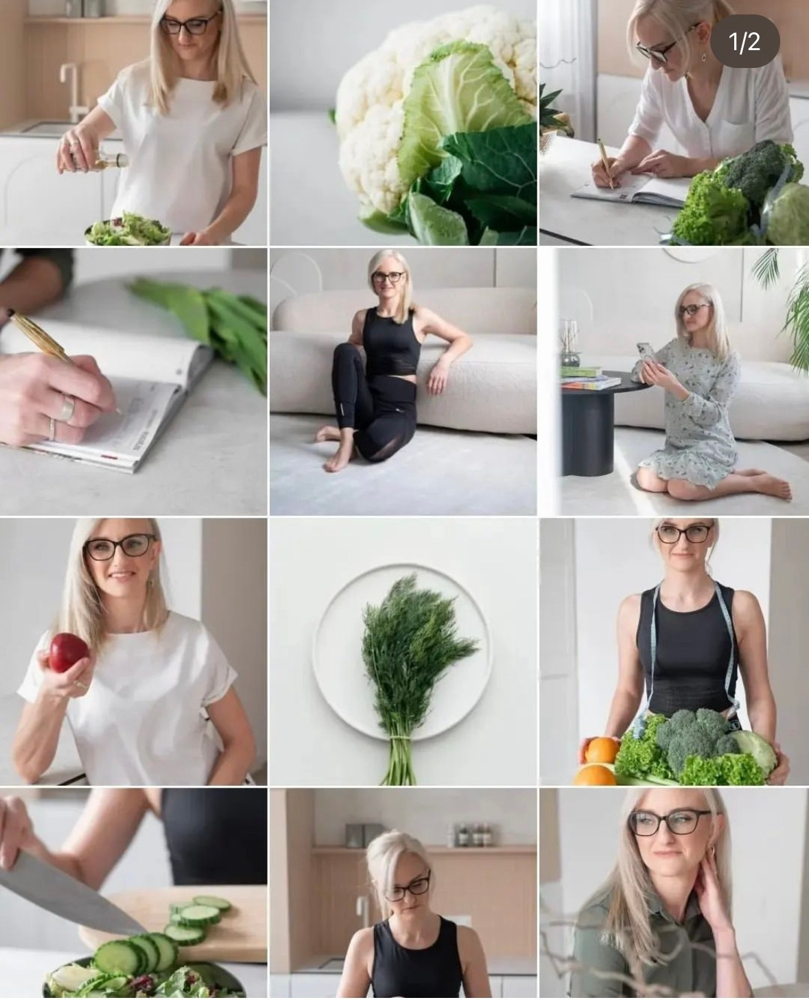 Диетолог фотосессия необычная зеленая. Фотограф в Калининграде Анна Пошкус