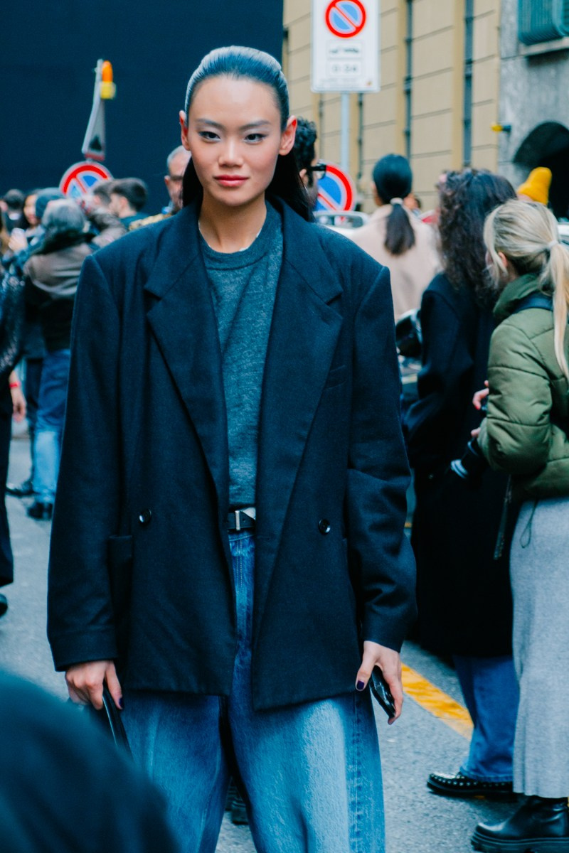 Street style in Milan. Milano Fashion Week