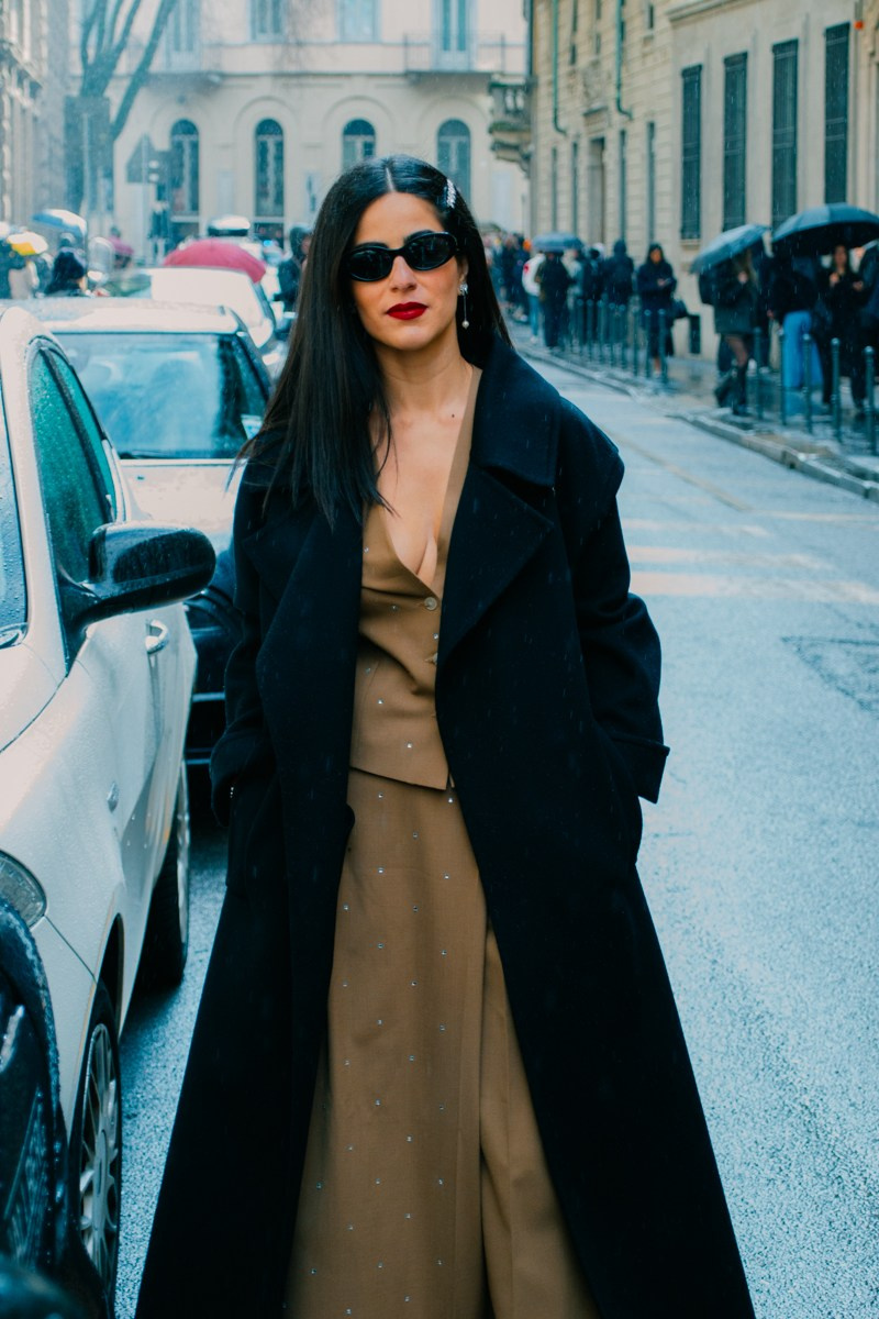Street style in Milan. Milano Fashion Week