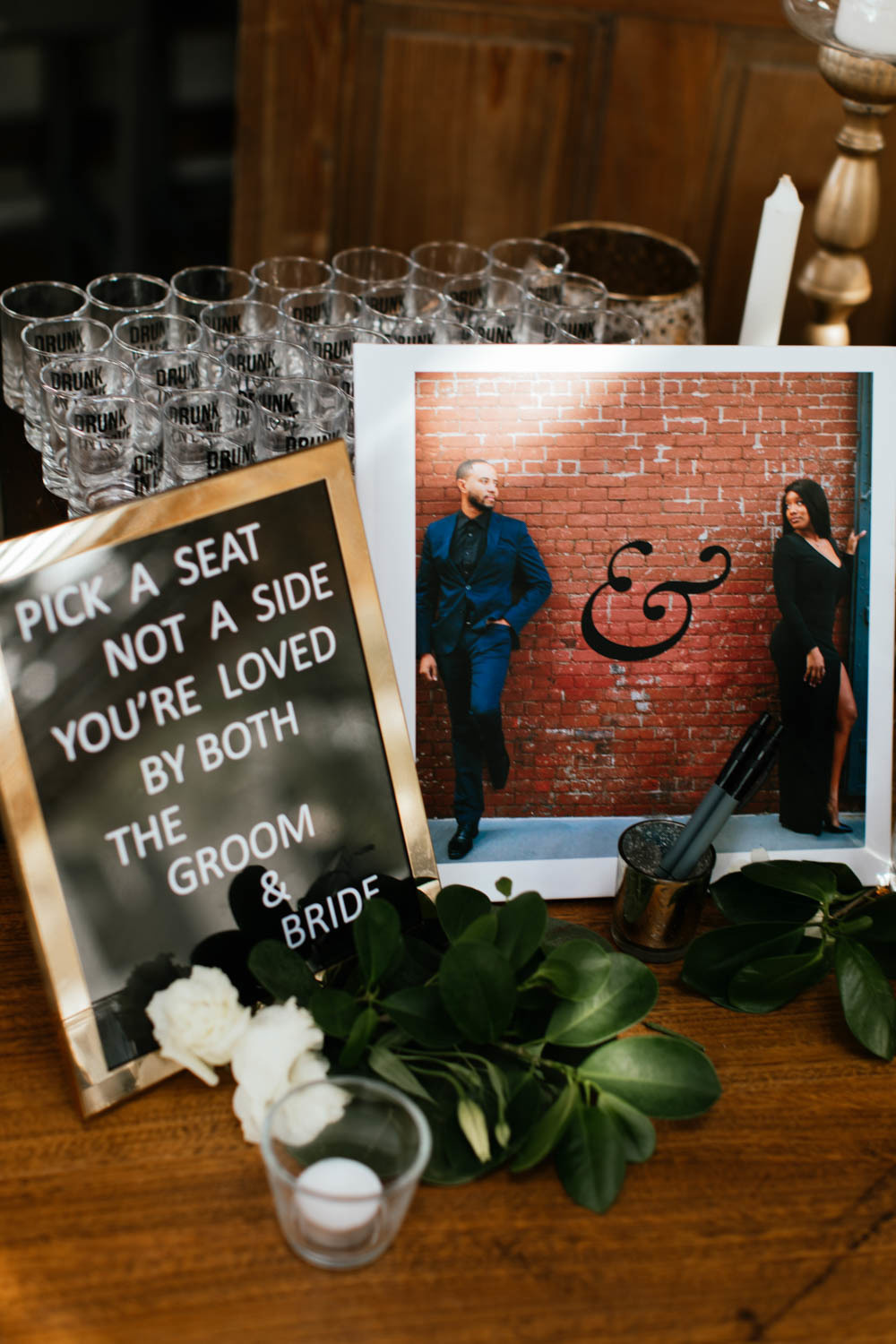 Photo of a guy and a girl at the upcoming wedding ceremony.