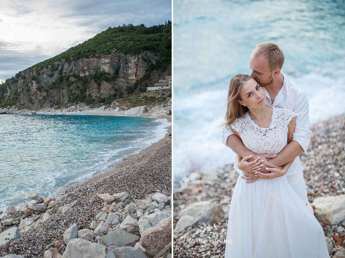 Wedding photo session in Petrovac and Rezevici Montenegro