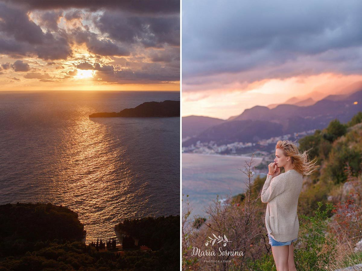 Fotograf in Sveti-Stefan Montenegro