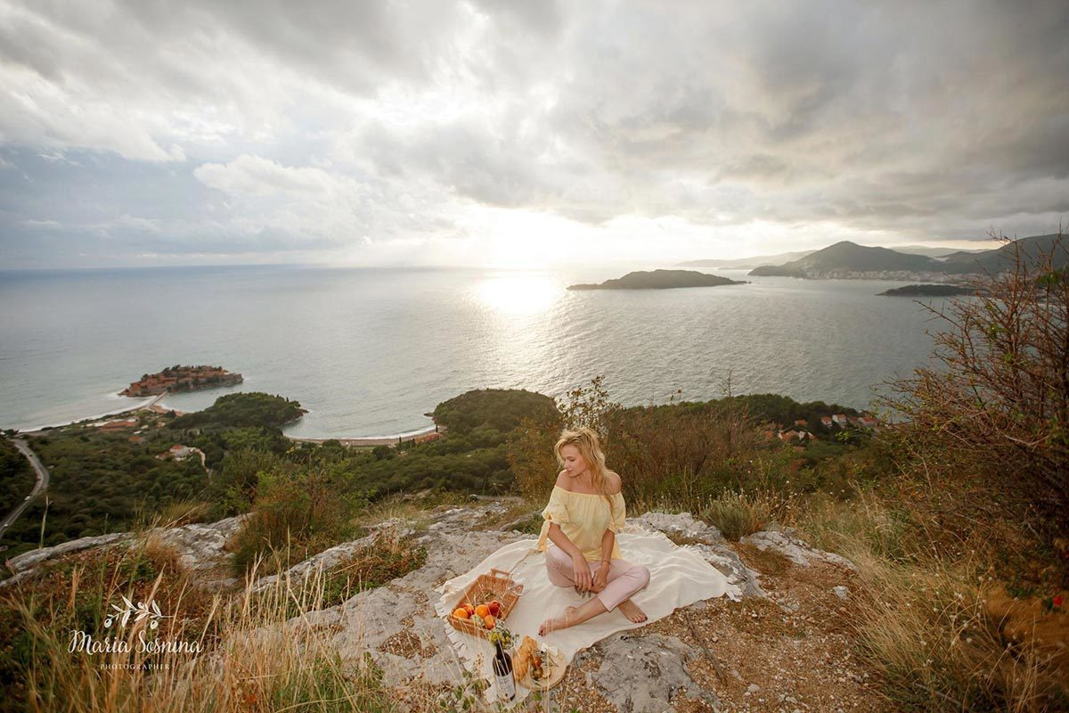 Fotograf in Sveti-Stefan Montenegro
