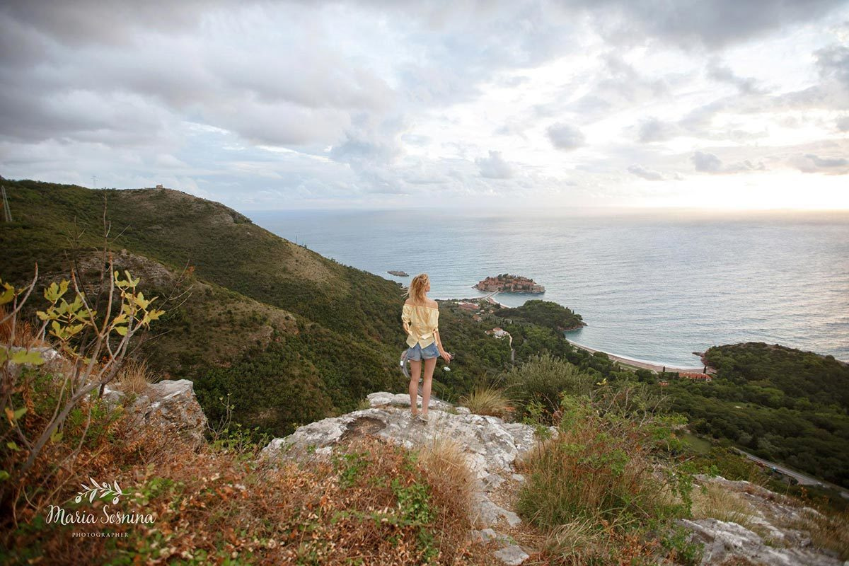 Fotograf in Sveti-Stefan Montenegro