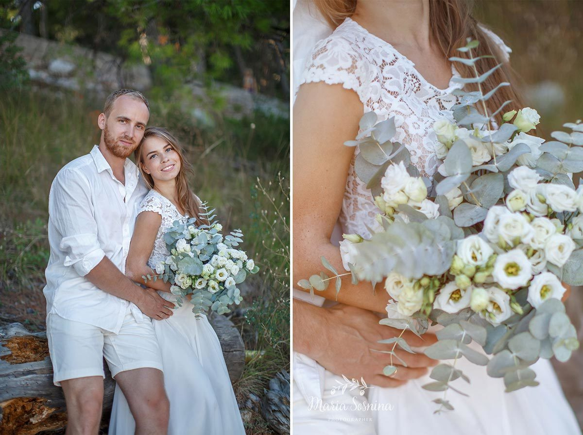 Wedding photo session in Petrovac and Rezevici Montenegro