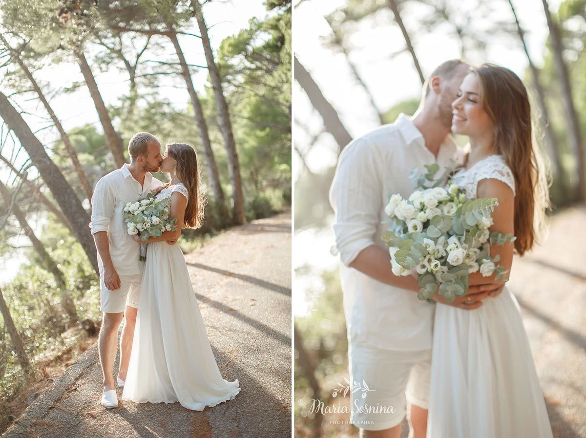 Wedding photo session in Petrovac and Rezevici Montenegro