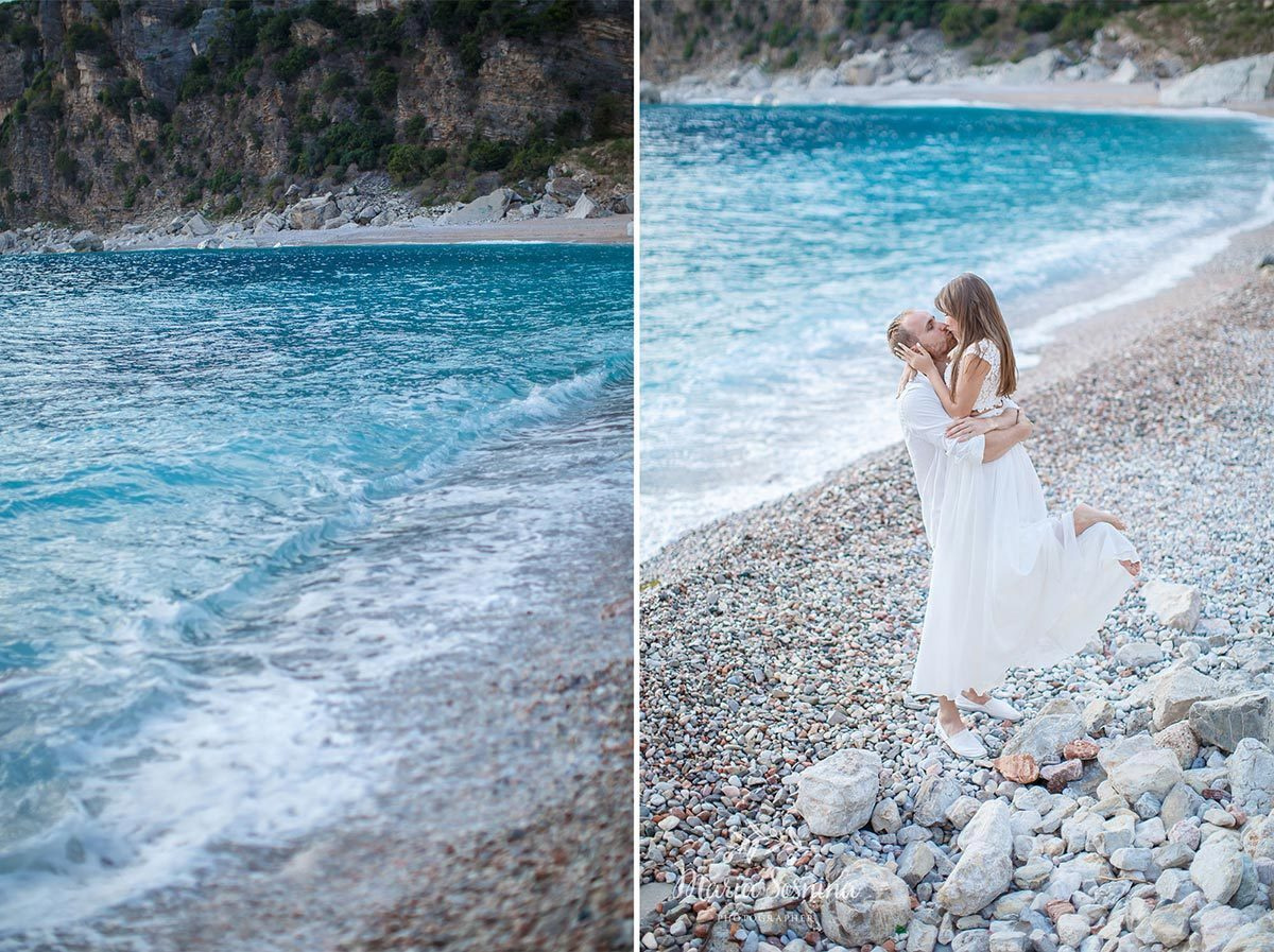 Wedding photo session in Petrovac and Rezevici Montenegro