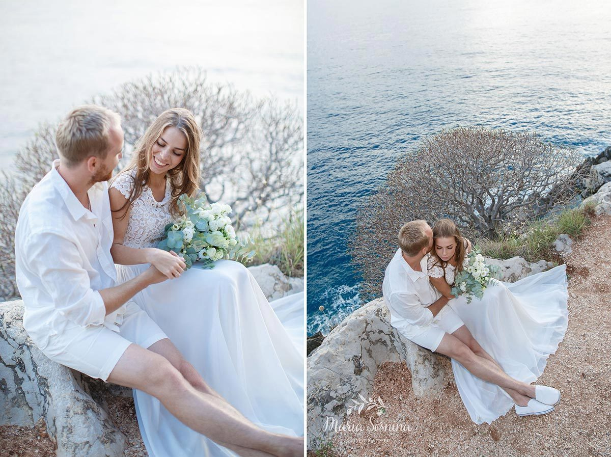 Wedding photo session in Petrovac and Rezevici Montenegro