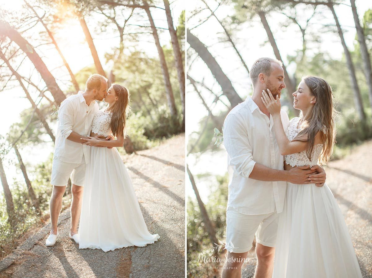 Wedding photo session in Petrovac and Rezevici Montenegro