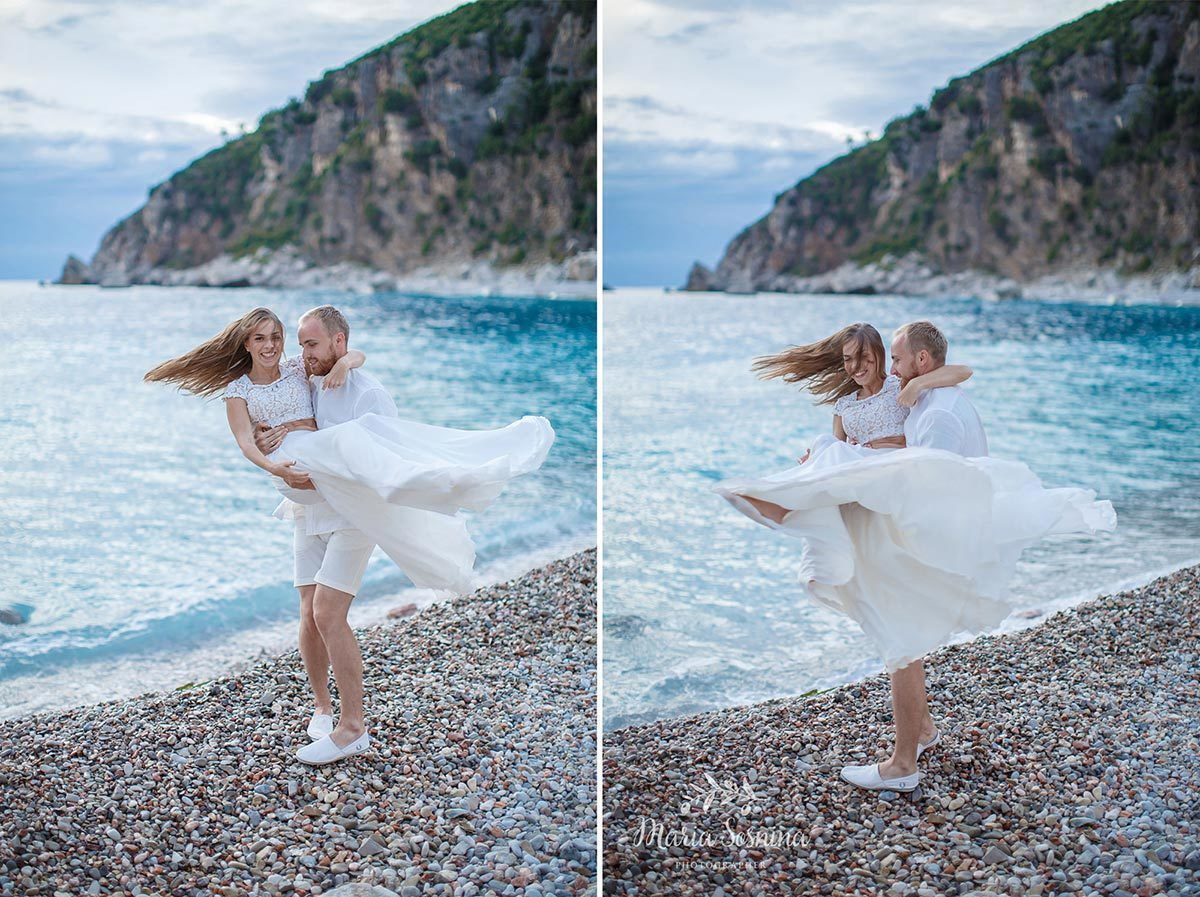 Wedding photo session in Petrovac and Rezevici Montenegro