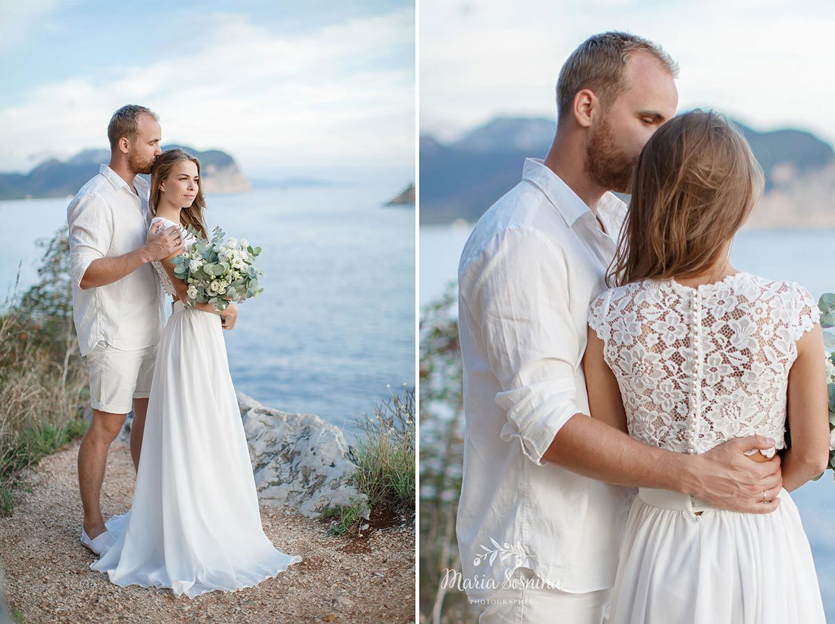 Wedding photo session in Petrovac and Rezevici Montenegro