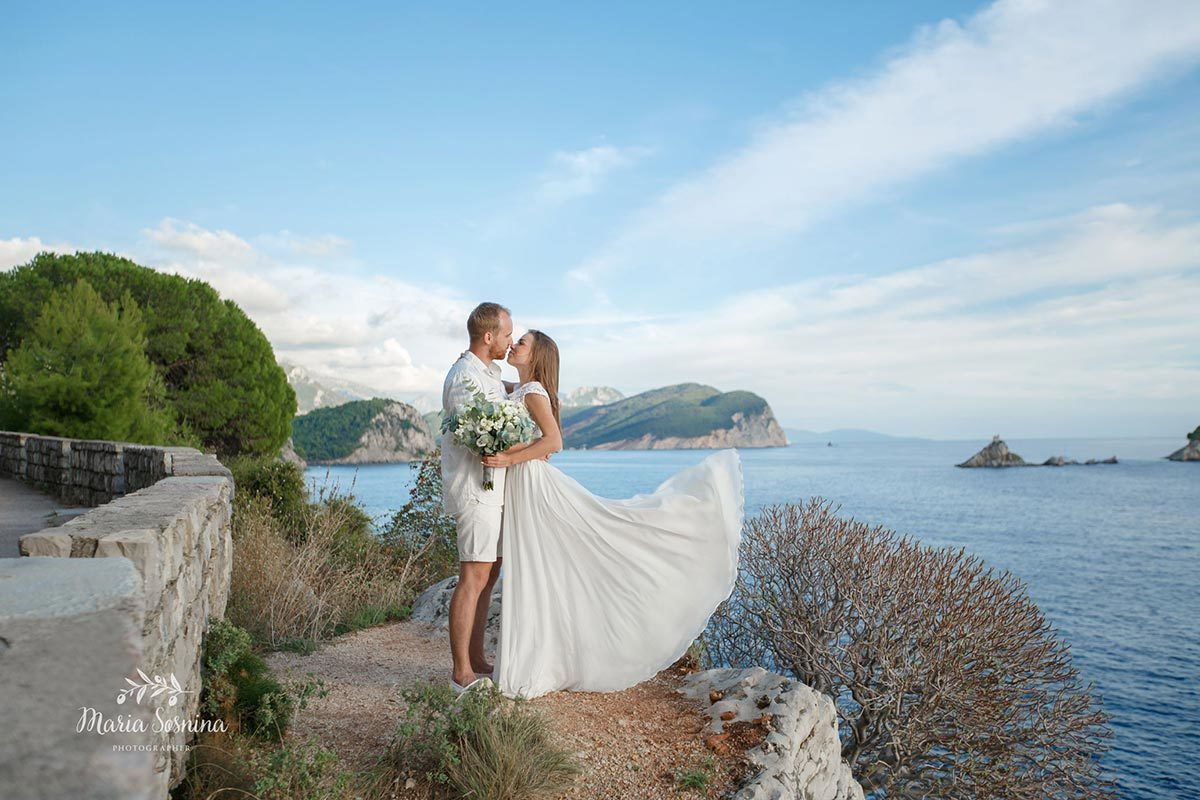 Wedding photo session in Petrovac and Rezevici Montenegro