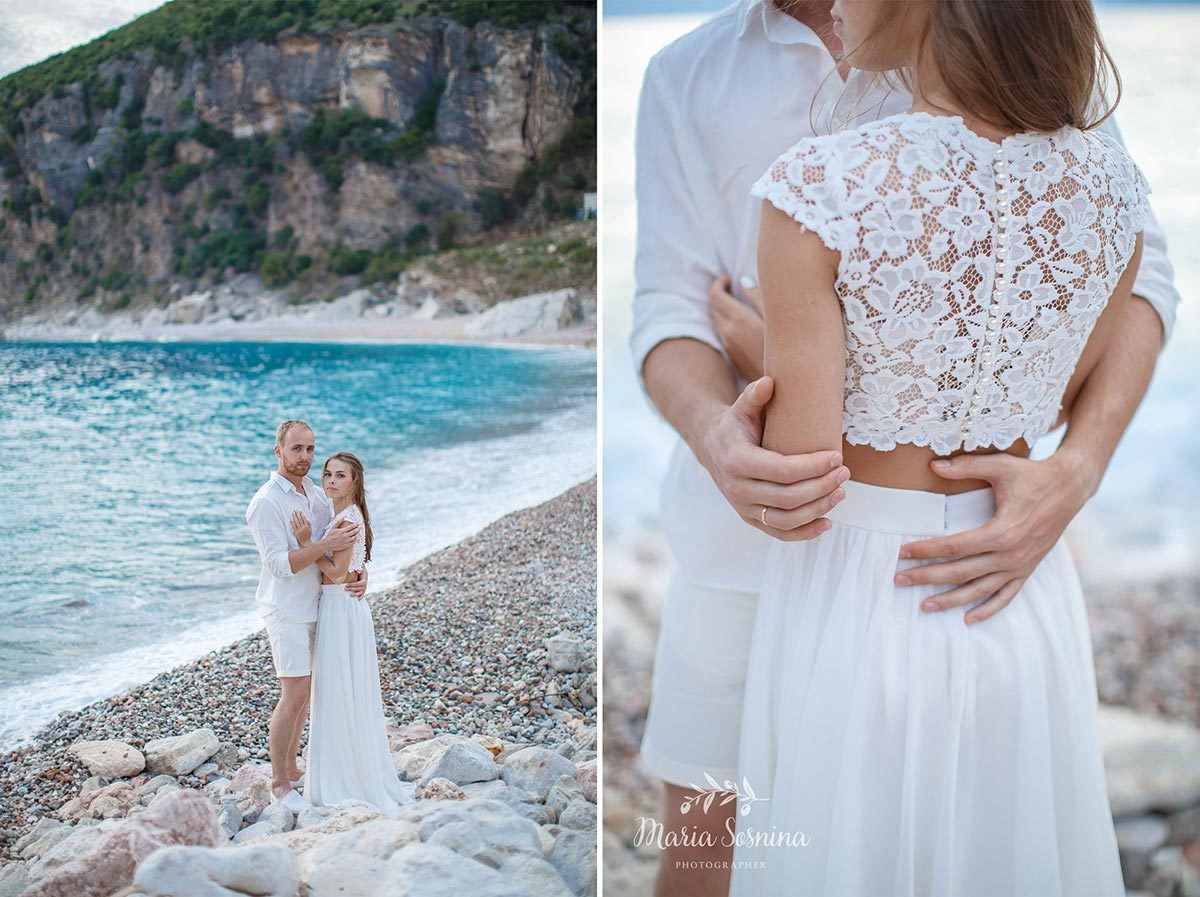 Wedding photo session in Petrovac and Rezevici Montenegro