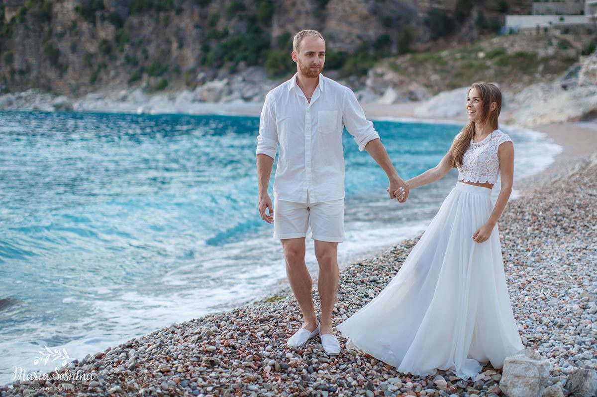 Wedding photo session in Petrovac and Rezevici Montenegro