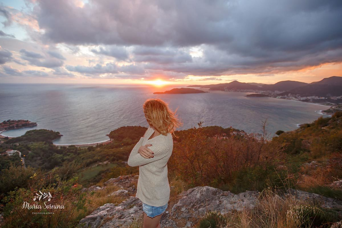 Fotograf in Sveti-Stefan Montenegro