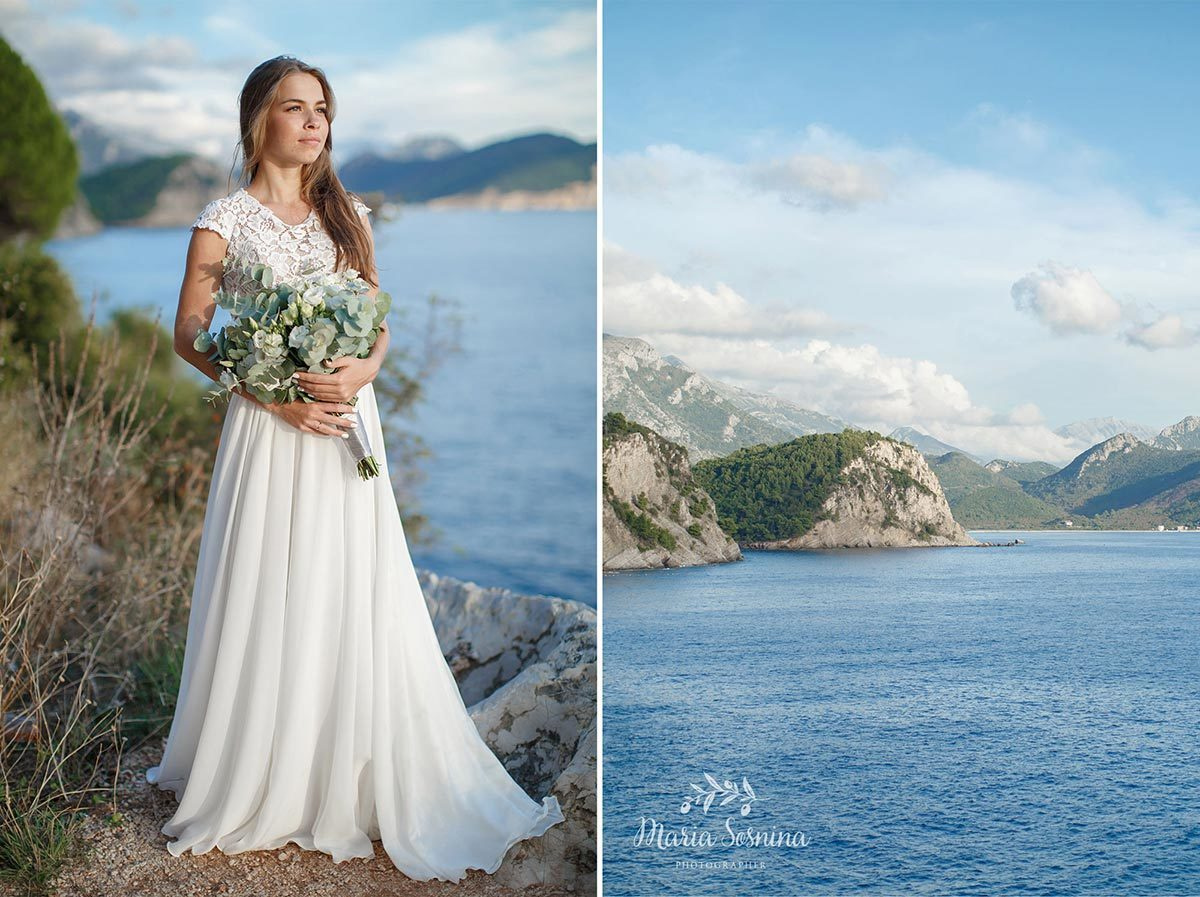Wedding photo session in Petrovac and Rezevici Montenegro