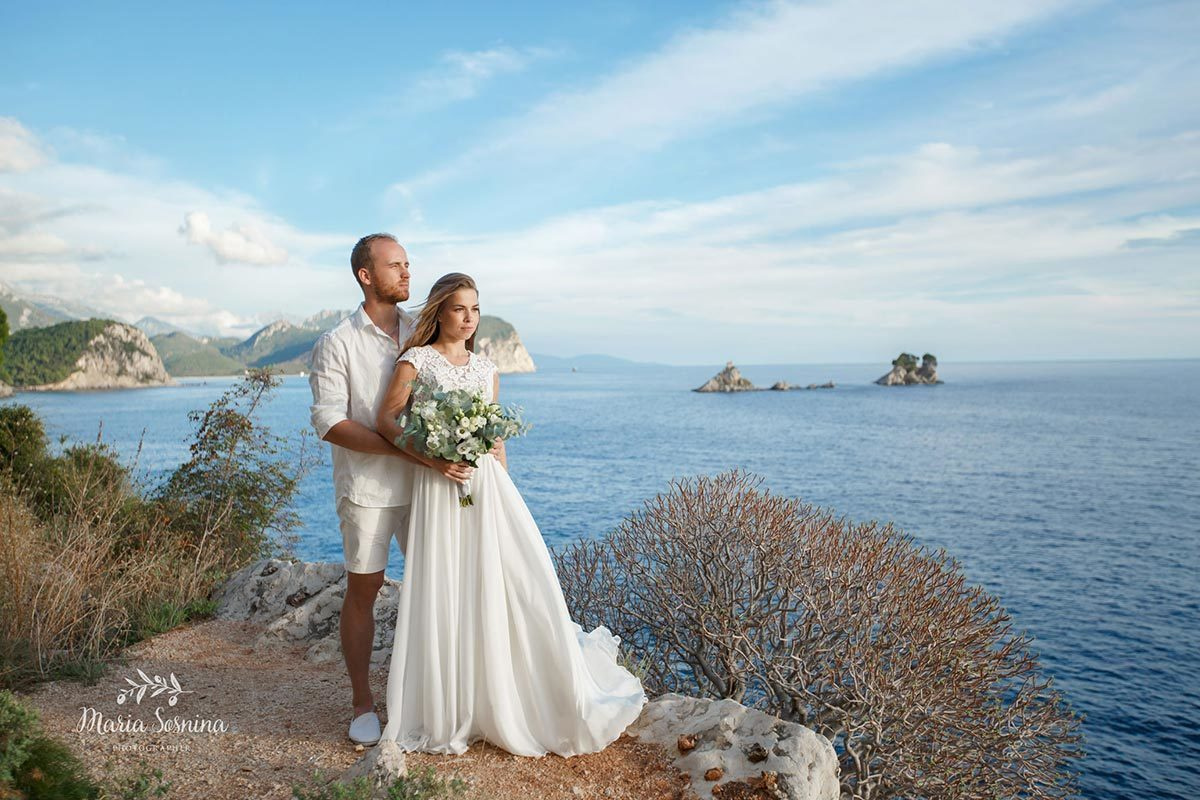 Wedding photo session in Petrovac and Rezevici Montenegro