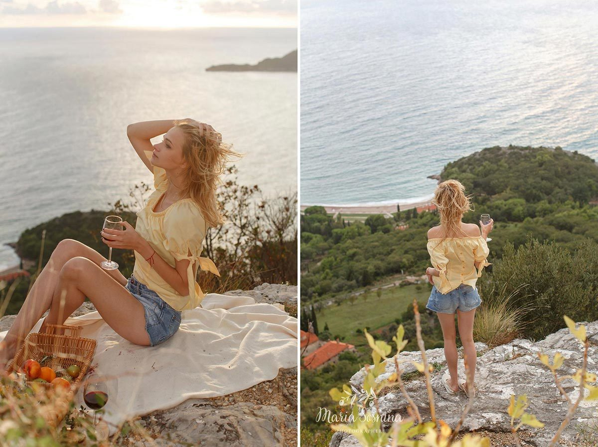 Fotograf in Sveti-Stefan Montenegro