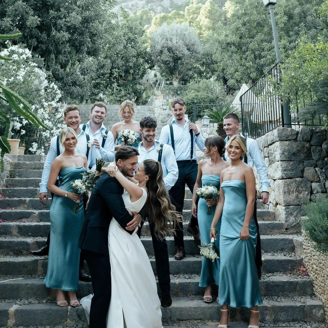 Wedding Ceremony in venue in Mallorca Tramuntana Mountains with British couple. Wedding Celebrant in Mallorca Iban Collin